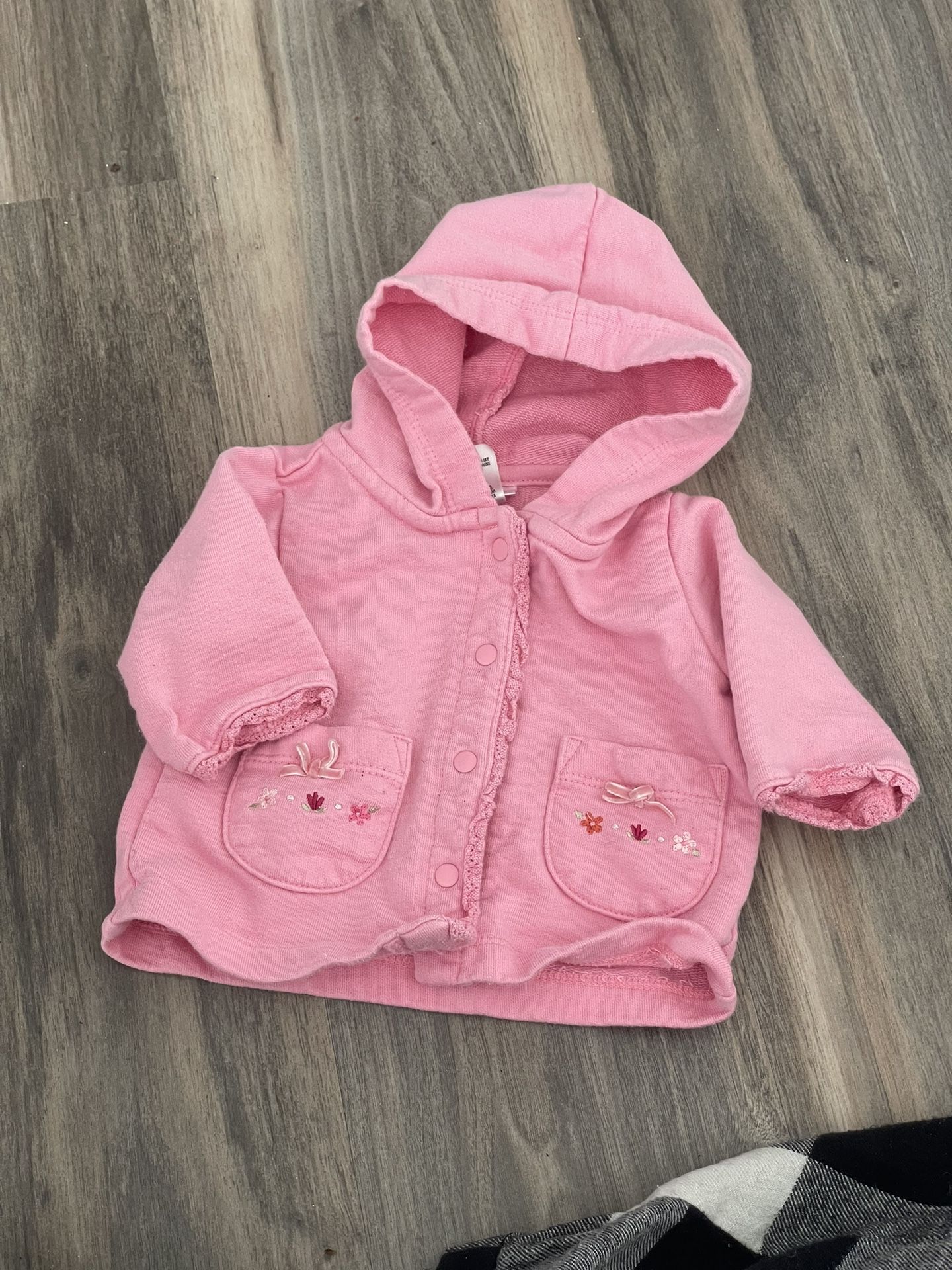 Pink newborn jacket 