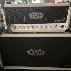 EVH III Ivory 50w 6L6 3/4 stack w Accessories 