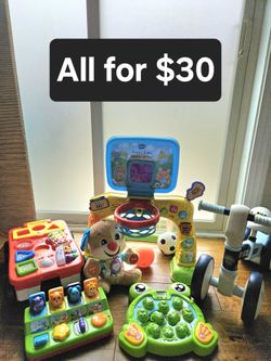 Toys For 1-year-old: Vtech,Fisher-price,Tricycle and More