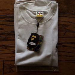 bape camo distortion tee