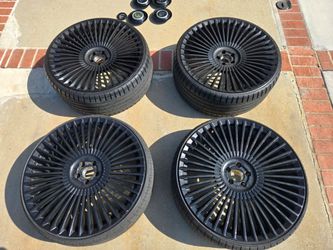 24" FORGIATO TRIMESTRE RIMS AND TIRES