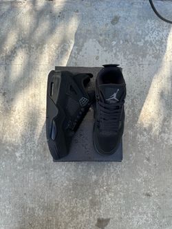 Jordan 4 Black Cat (Size 9, 9.5, 11, 12)