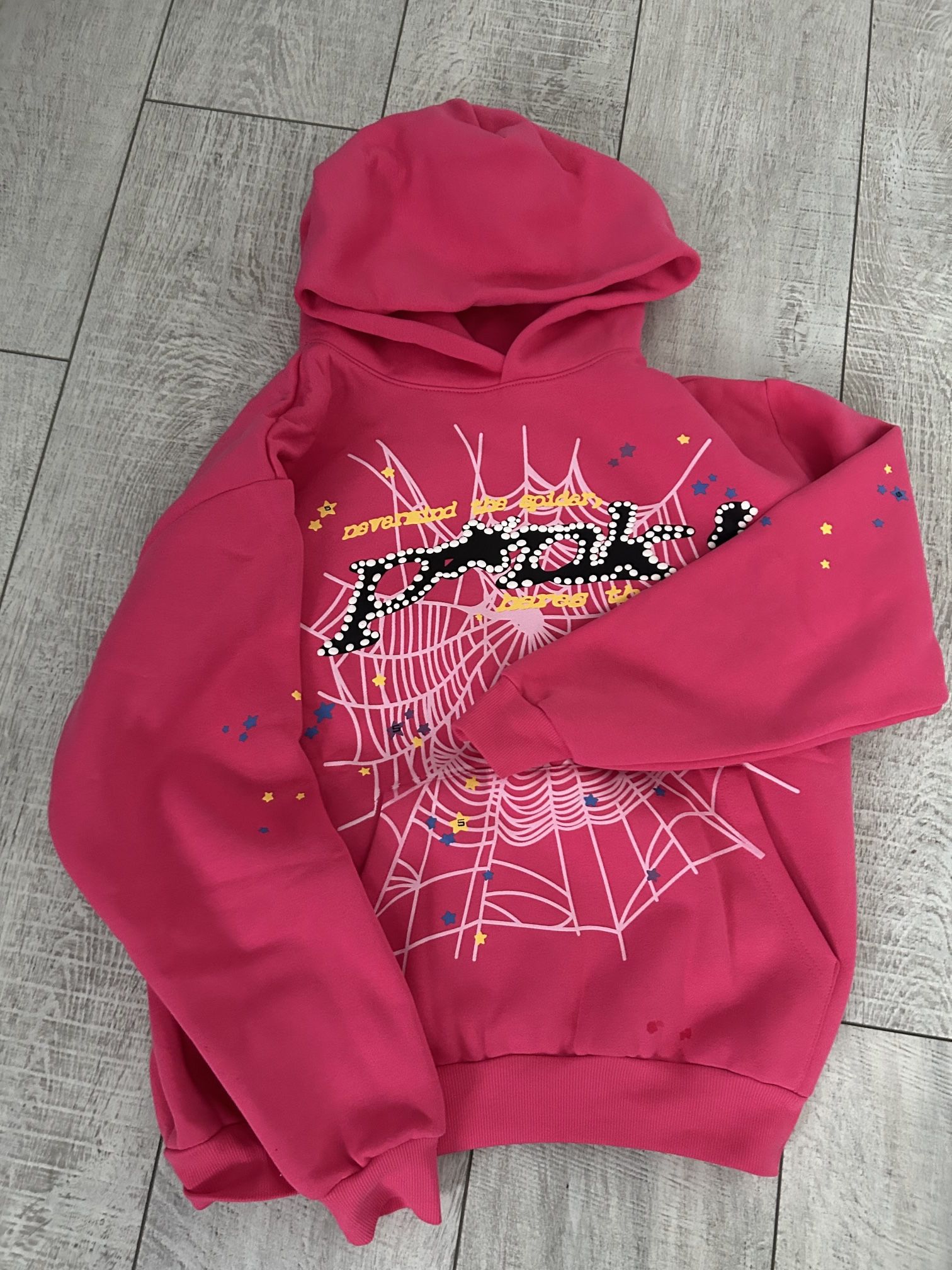 Pink Sp5der Hoodie 