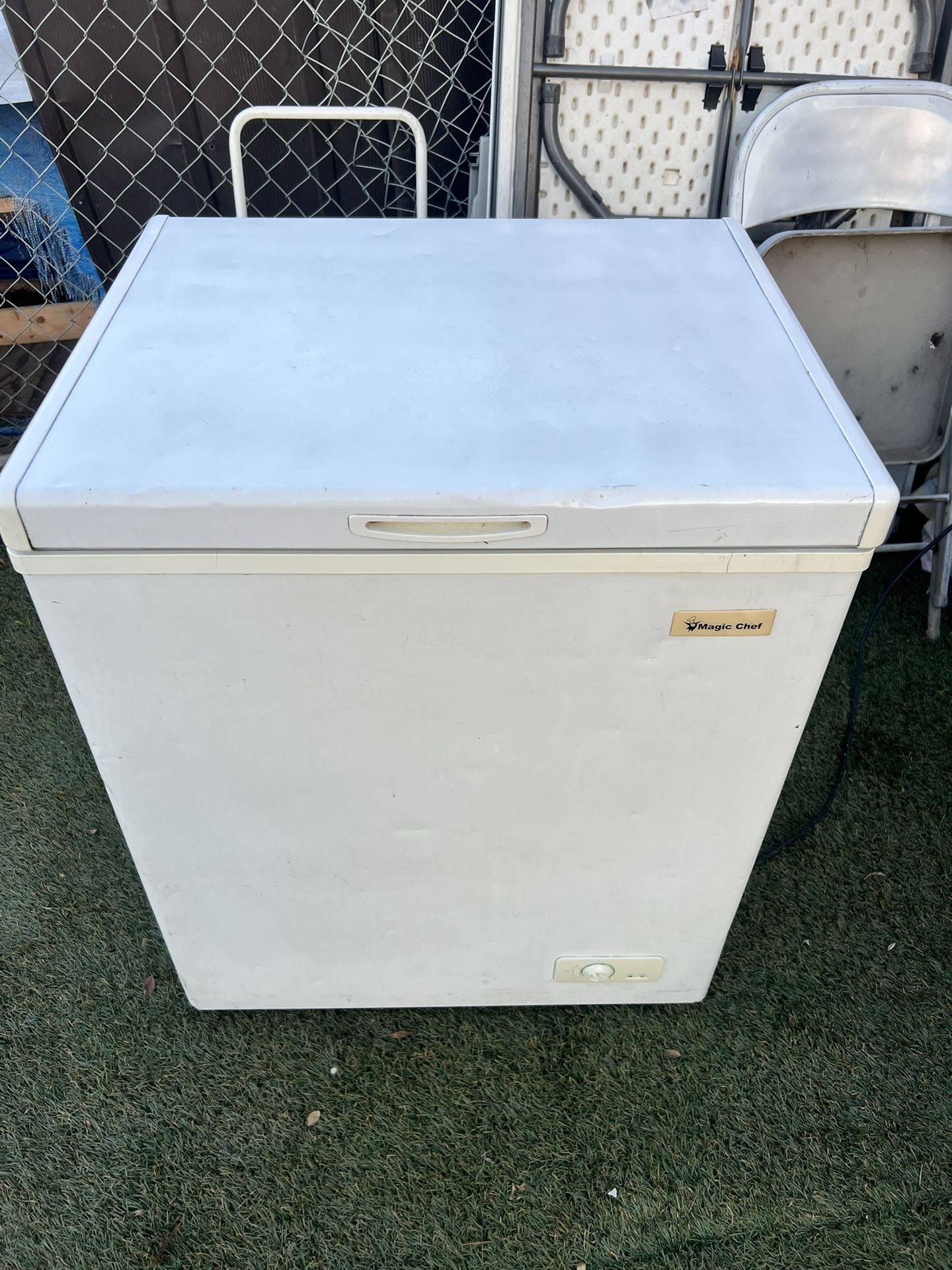 Magic Chef White Small Freezer