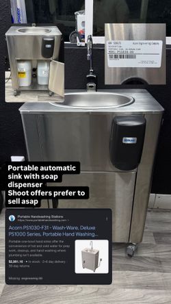Portable Sink/ Hand Washing Station
