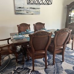 Leather Dinning Set