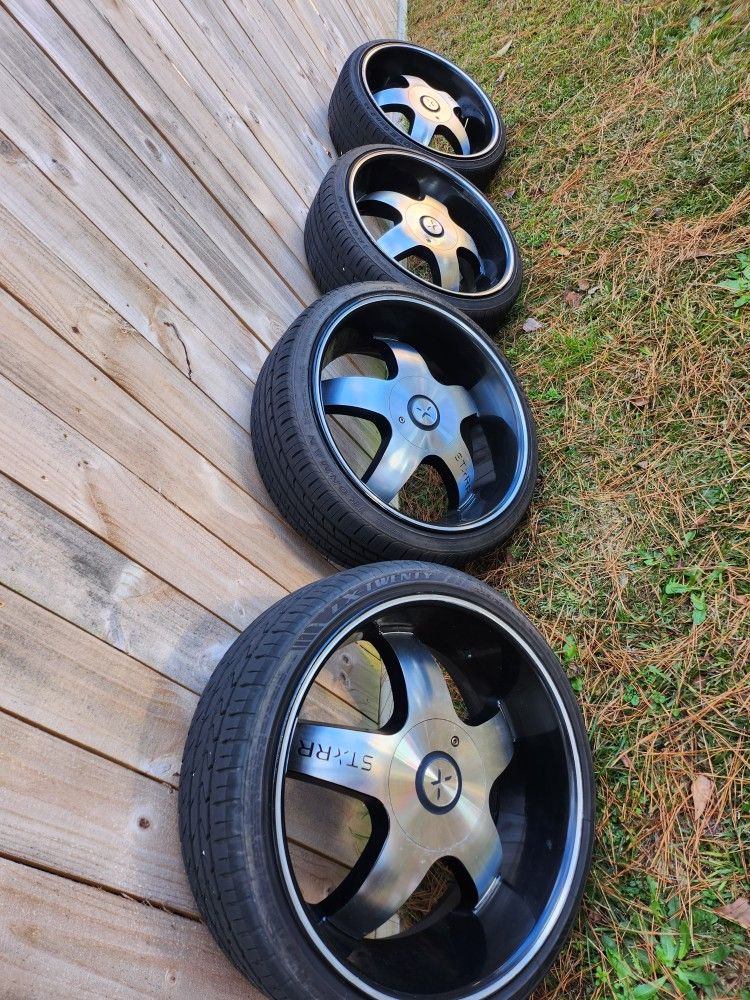 20" Black&Chrome Rims for Sale in Fayetteville, NC OfferUp