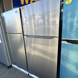 Conservator Stainless Steel Finger Print Resistant 18 Cubic Feet Fridge Refrigerator