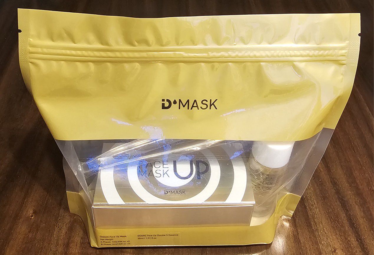 D'MASK....FACE UP MASK ANTI-AGING SKIN GEL....INSTANT LIFTING EFFECT.....2 TREATMENTS  FOR ALL SKIN .....NEW....$ 25