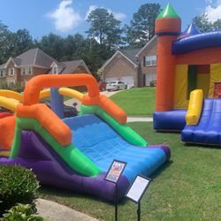 Two Bounce Houses 