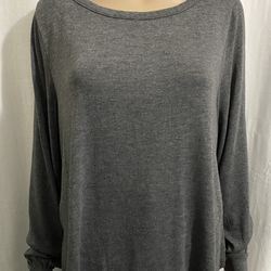 Gray Gap oversized long sleeve shirt size large