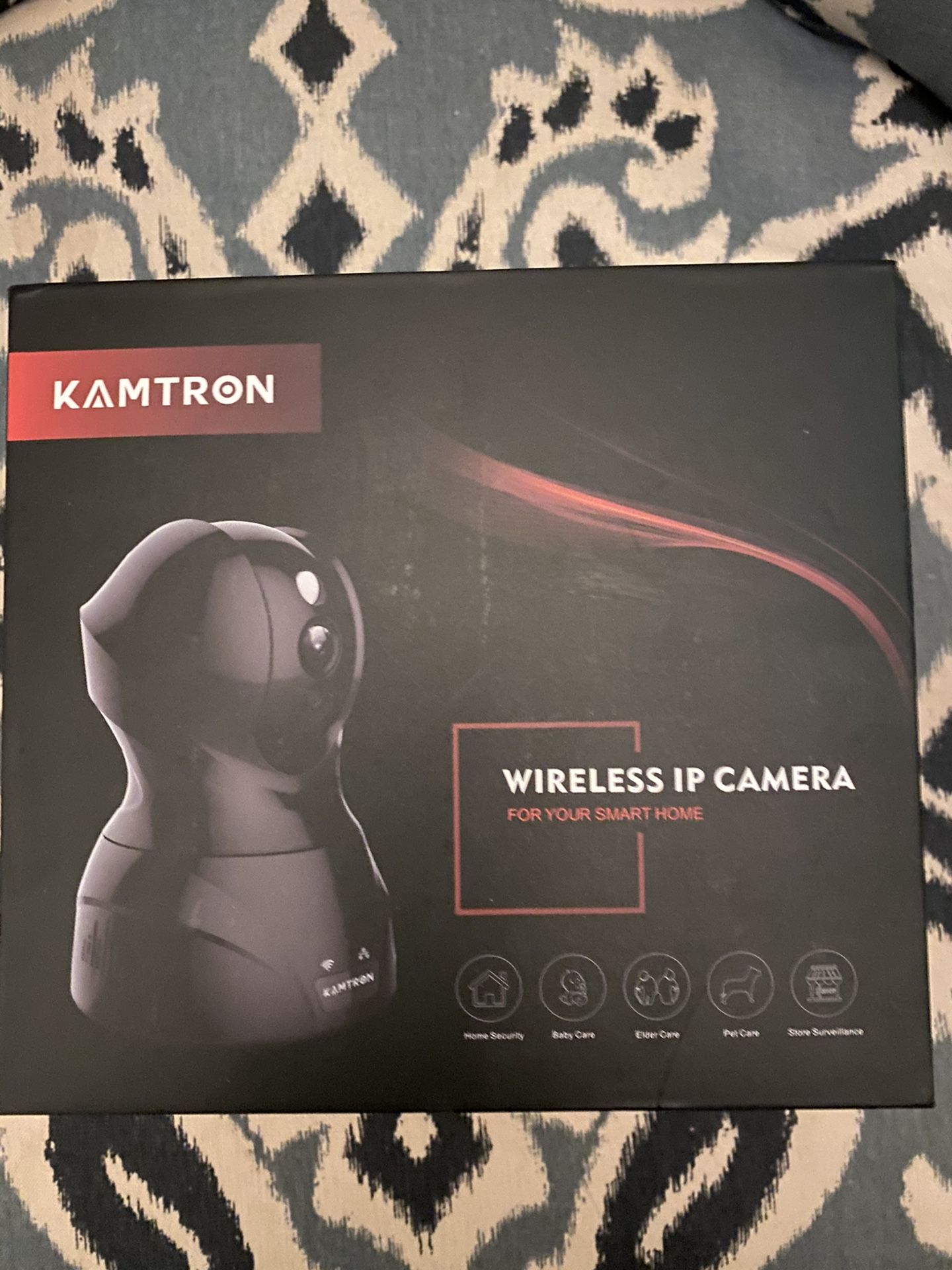 Kamtron Indoor Security WiFi HD Camera Pet Cam