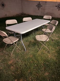 Tables and chairs