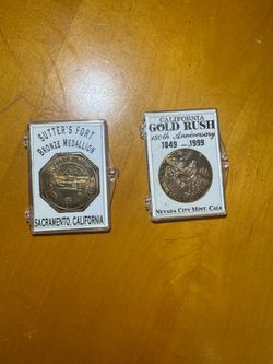 California Commemorative Medal Collection – Sutter’s Fort & Gold Rush 2-Piece Set