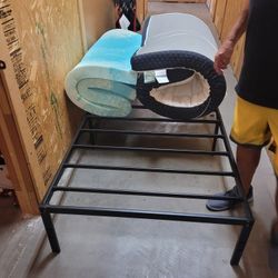 Mattress And Twin Size Frame