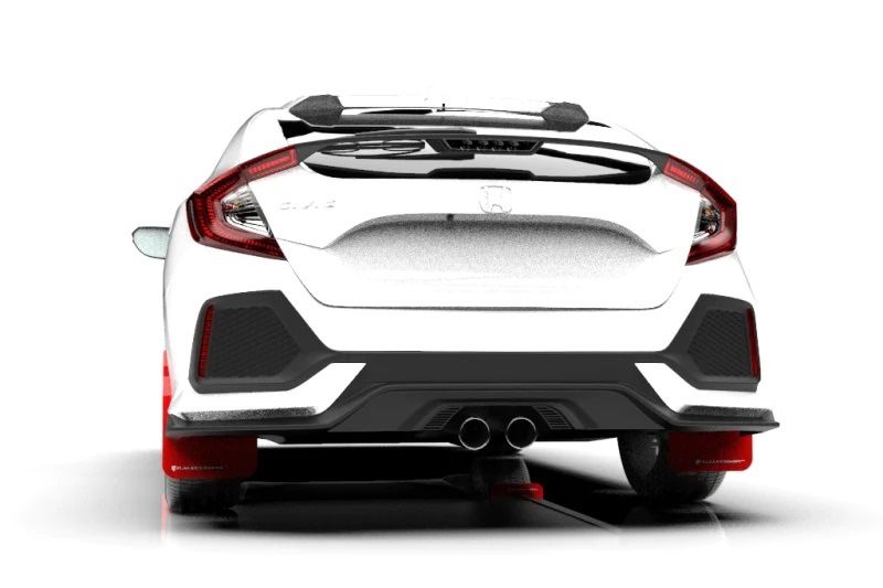 RallyArmor Red Mudflaps Honda Civic Sport/ Sport Touring
