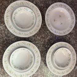 Vintage Johann Haviland Forever Spring Fine China Set of 7 