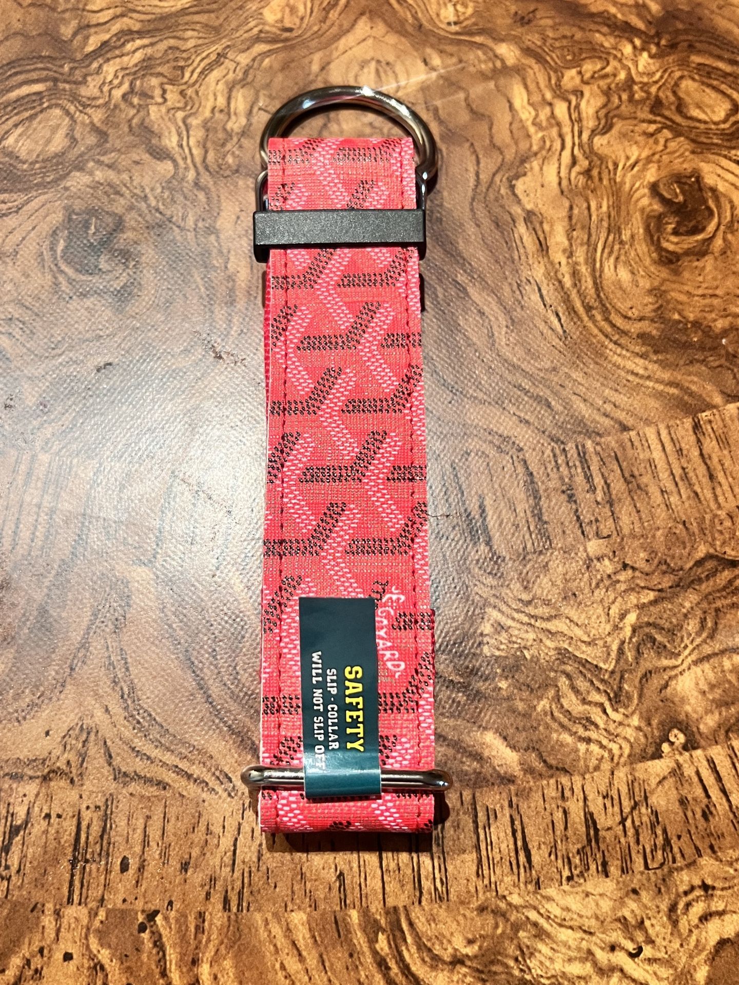 Custom “Goyard” Safety Dog Collar