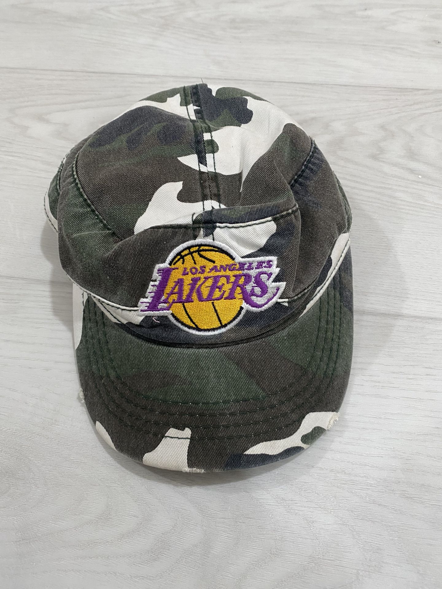 LA Lakers Camo Bucket Hat