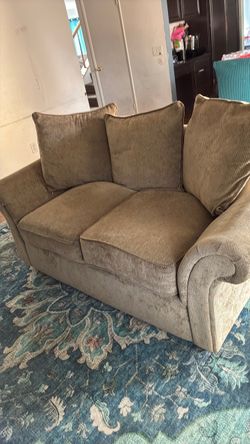 Small tan couch