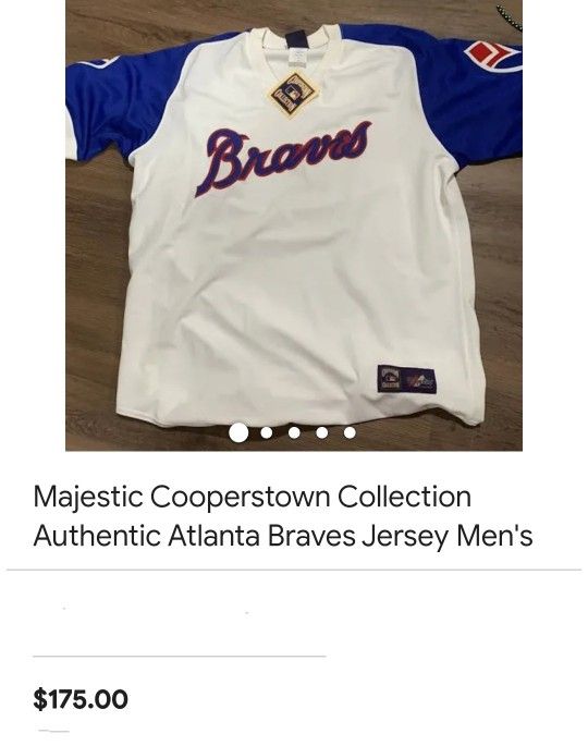 New Braves Vintage Authentic Jersey