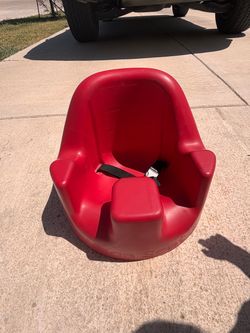 Red Soft Foam Infant Floor Support Seat