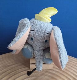 Disney Parks Fluffy Dumbo Plush 14-inch long