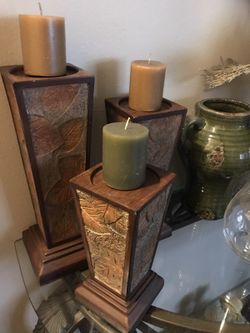 Candle holder set