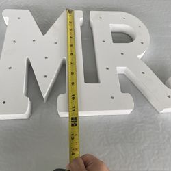 Letras MR & MRS