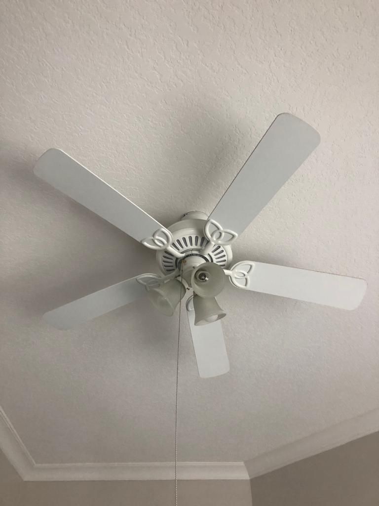 54 in white ceiling fan