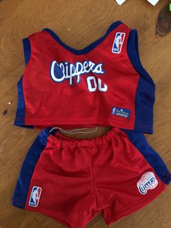 Build a bear clippers basketball outfit