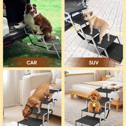 Dog Stairs for Large Dogs with Non-Slip 