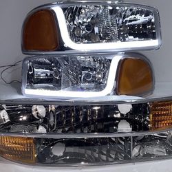 99-06 gmc sierra 00-06 gmc yukon yukon cl 4PCs LED DRL Strip 