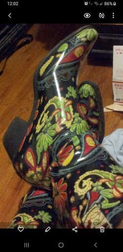 Rubber Cowboy Boots