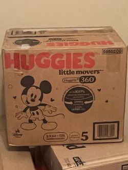 HUGGIES LITTLE MOVERS SIZE 5