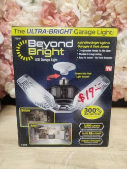 BEYOND BRIGHT
3500 Lumens 11.5 in. Single Pole Occupancy LED Flush Mount Garage Light