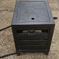 Decorative Black Ames Concealed Garden Hose Reel Box