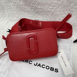Marc Jacobs Snapshot Crossbody Bag Sandcastle Geranium