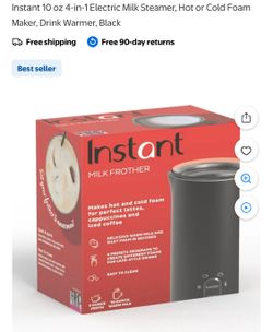 instant pot milk frother in the box