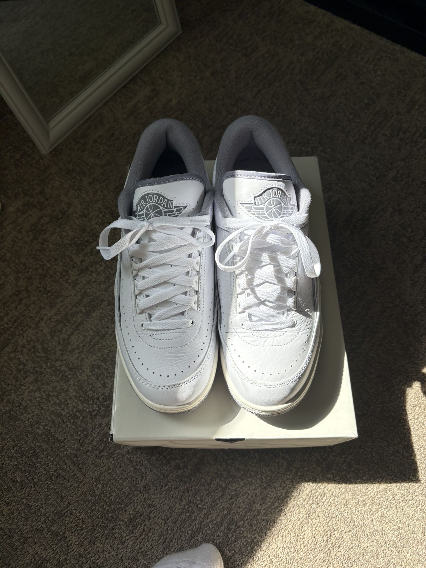 Jordan 2 Low White Cement