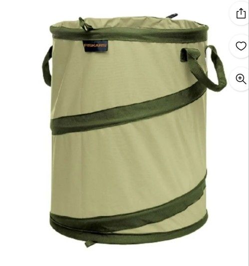 Fiskars Kangaroo Pop-Up Bag 30-gallon capacity, a collapsible container designed for a variety NEW