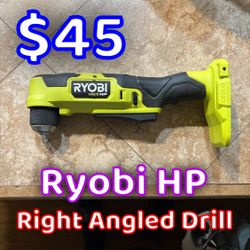 Ryobi hp right angle drill