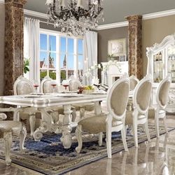 9 PCS Nonna II Collection Dining table set- available in 2 colors   Now 4698.00 Free Delivery 🚚 