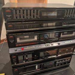 Stereographic Equalizer, Stereo Synthesizer Tuner, Integrated Stereo Amplifier, And Automatic Digital Compact Disc Charger