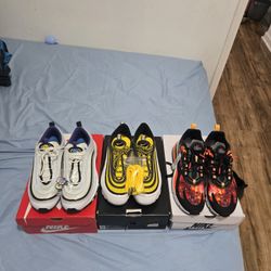 3 Different Pairs Of Air Maxes