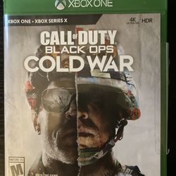 Call Of Duty Blacks Ops Cold War Xbox One