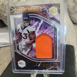 Javonte Williams  Panini Supercharge Elements Rookie Patch Number #030/199 Football Card/taking Offers  Not A Dollar 