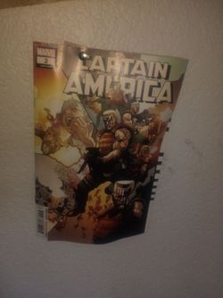 Captain America comic book