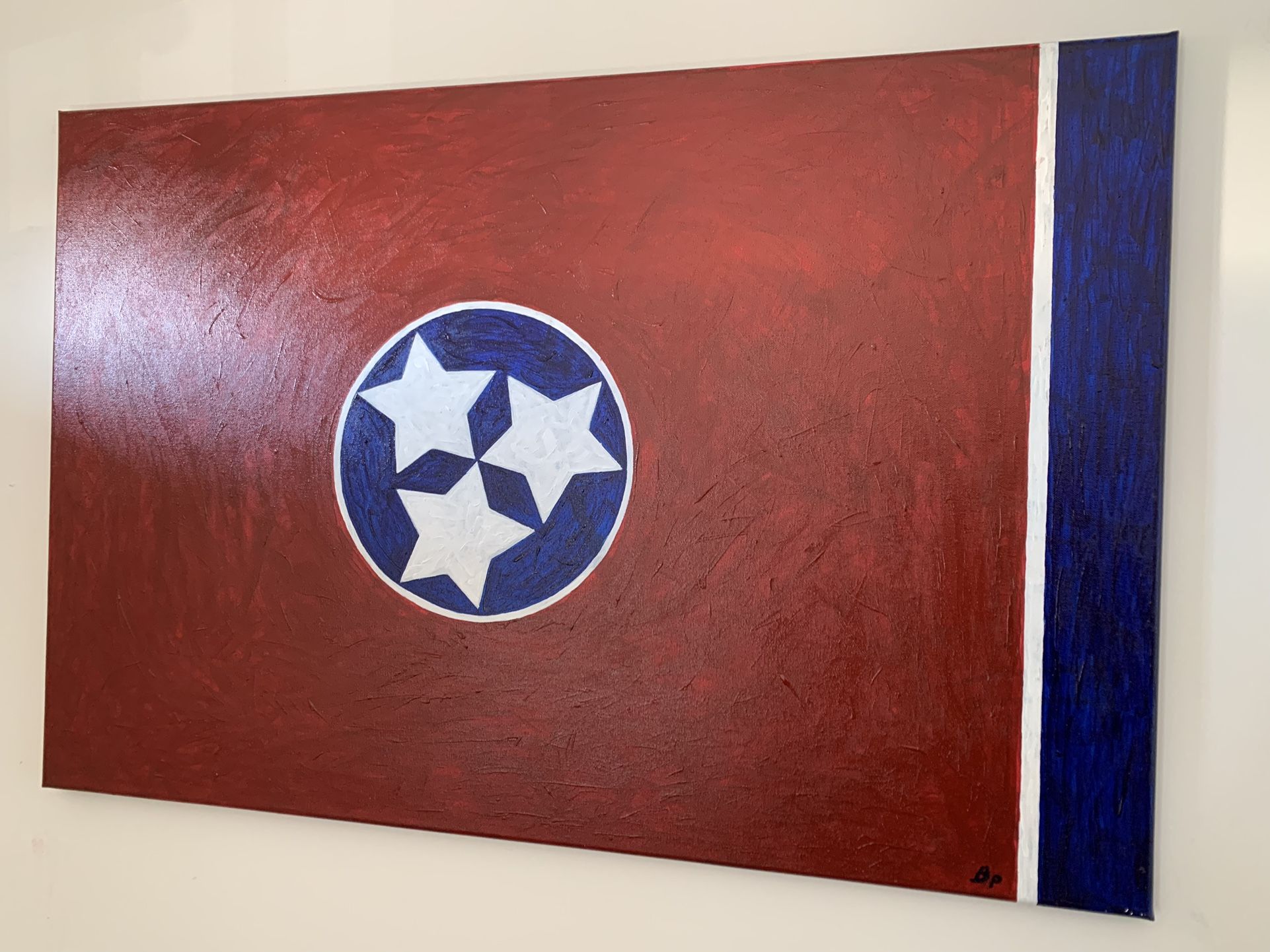 Tennessee State Flag Painting