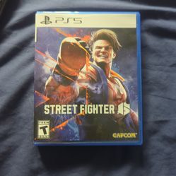 Street fighter 6 ps5 NO SCRATCHES, OPEN BOX